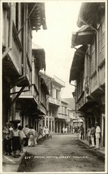 Typical Native Street Manila, Philippines Southeast Asia Postcard Postcard Postcard