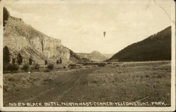 Black Butte, Northwest Corner, Yellowstone Park Postcard