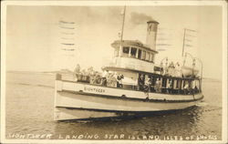 Sightseer Landing, Star Island, Isles of Shoals Postcard