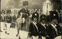 Parade of Soldiers Postcard