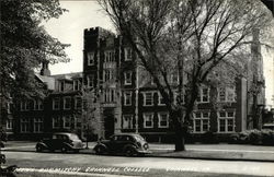 Men's Dormitory at Grinnell, College Postcard