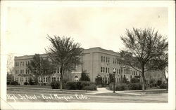 High School Fort Morgan, CO Postcard Postcard Postcard