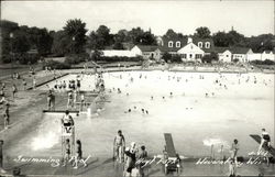 Swimming Pool at Hoyt Park Postcard