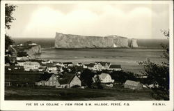 View from S.W. Hillside Postcard