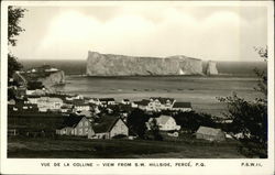 View from S.W. Hillside Postcard