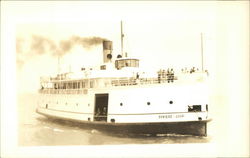 Riviere Loup Boat Postcard