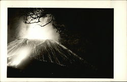 Paricutin Volcano in Action Mexico Postcard Postcard Postcard
