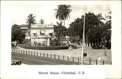 Street Scene Postcard