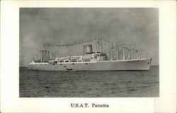 U.S.A.T. Panama Ship Postcard