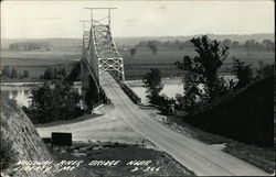 Missouri River Bridge Postcard