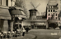 Le Moulin Rouge Paris, France Postcard Postcard Postcard