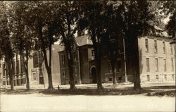School Building Postcard