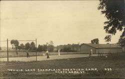 Lake Champlain Vacation Camp - Tennis North Hero, VT Postcard Postcard 