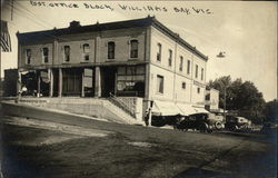 Post Office Block Williams Bay, WI Postcard Postcard Postcard