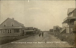 Up the Avenue from the Beach Postcard