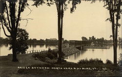 Bridge Between North Hero & Alburg Vermont Postcard Postcard Postcard