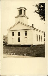 Small White Church Plymouth, VT Postcard Postcard Postcard