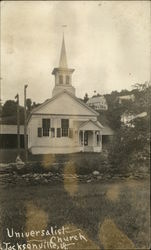 Universalist Church Jacksonville, VT Postcard Postcard Postcard