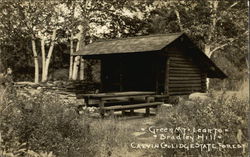 Green Mountain Lean-To On Bradley Hill Plymouth, VT Postcard Postcard Postcard