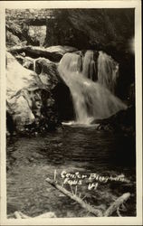 Center Bingham Falls Stowe, VT Postcard Postcard Postcard