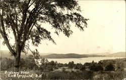Bird's Eye View of Lake Postcard