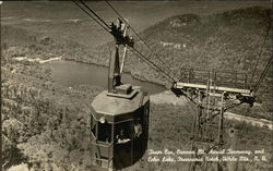 Mt. Aerial Tramway and Echo Lake White Mountains, NH Postcard Postcard Postcard