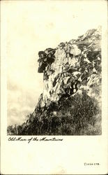Old Man of the Mountains Postcard