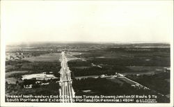 Portland, Maine Turnpike Postcard