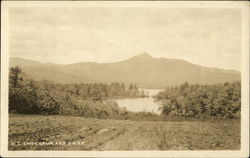 View of Mt. Chocorura and Lake Postcard