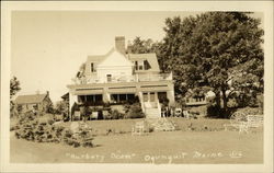 House in Maine: "Burbary Dean" Postcard