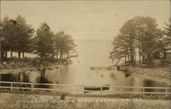 Steamboat Landing North Sebago, ME Postcard Postcard Postcard