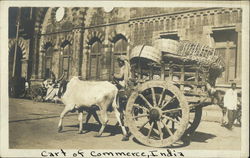 The Cart of Commerce Postcard