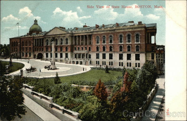 State House - Side View Boston Massachusetts