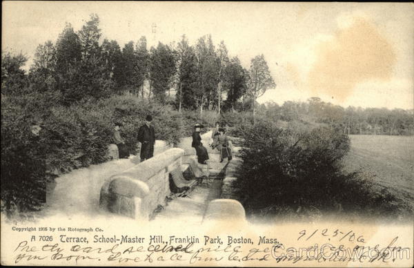 Terrace, School-Master Hill, Franklin Park Boston Massachusetts