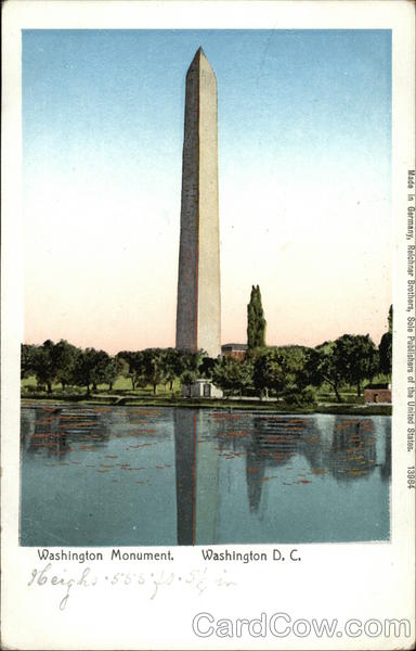 Washington Monument - Water Reflection District of Columbia