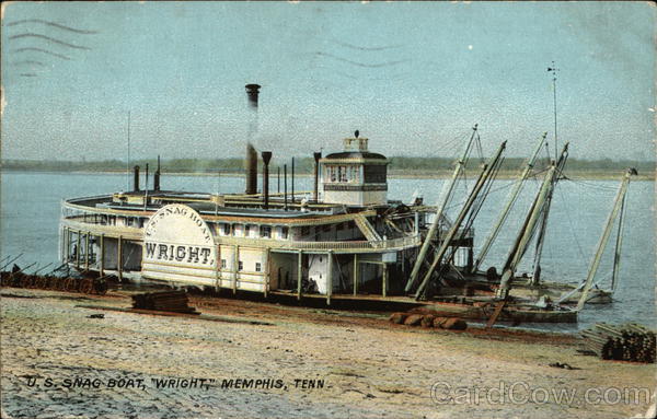U.S. Snag Boat Wright Memphis Tennessee