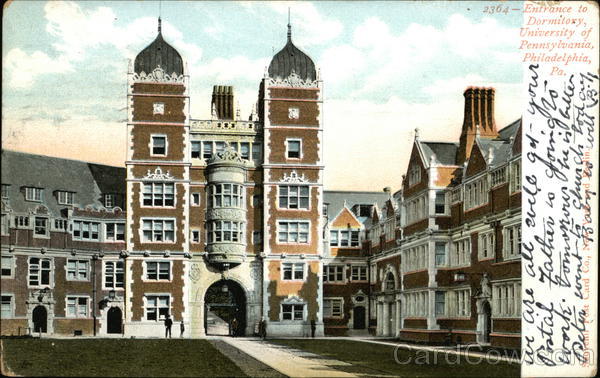 University of Pennsylvania - Entrance to Dormitory Philadelphia