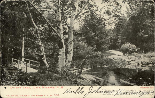 Lover's Lane Lake Sunapee New Hampshire