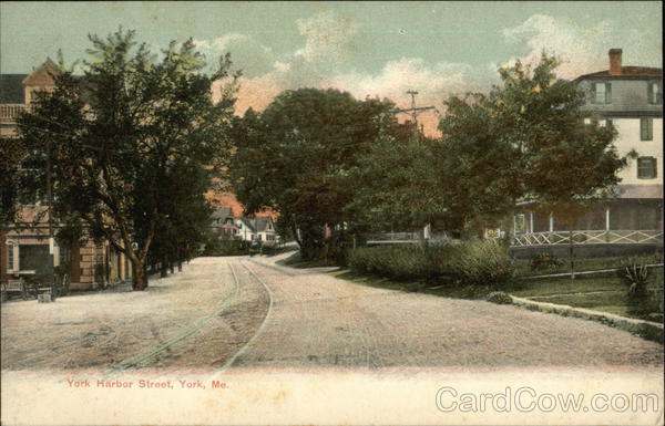 York Harbor Street Maine