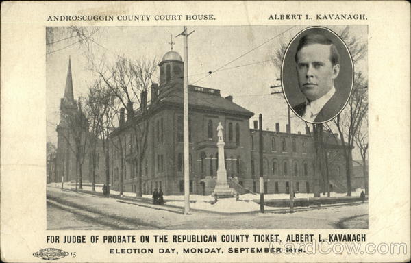 Androscoggin County Court House, Albert L. Kavanaugh Auburn Maine