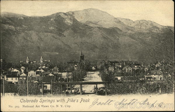 Colorado Springs with Pike's Peak