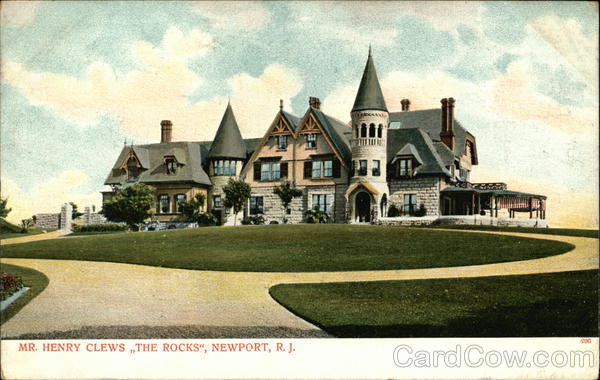 Mr. Henry Clews' Residence - The Rocks Newport Rhode Island