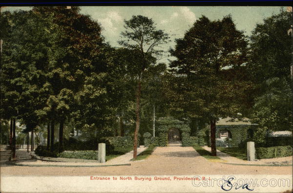 Entrance to North Burying Ground Providence Rhode Island