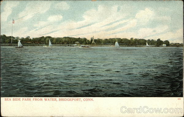 Sea Side Park from the Water Bridgeport Connecticut
