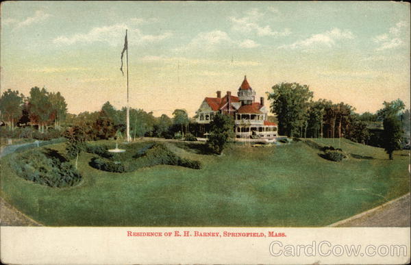 Residence of E.H. Barney Springfield Massachusetts