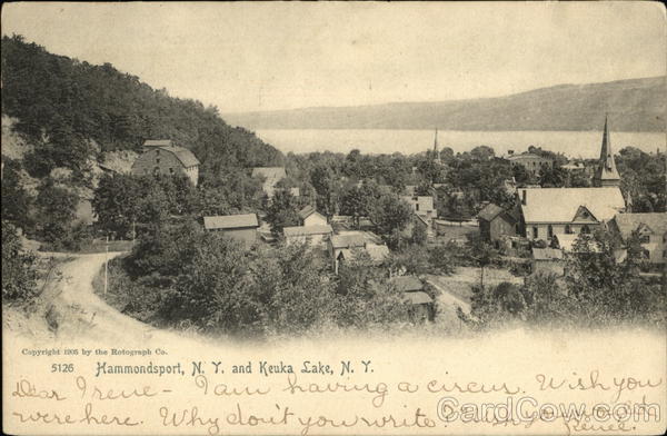 Hammondsport, N. Y. and Keuka Lake, N. Y. New York