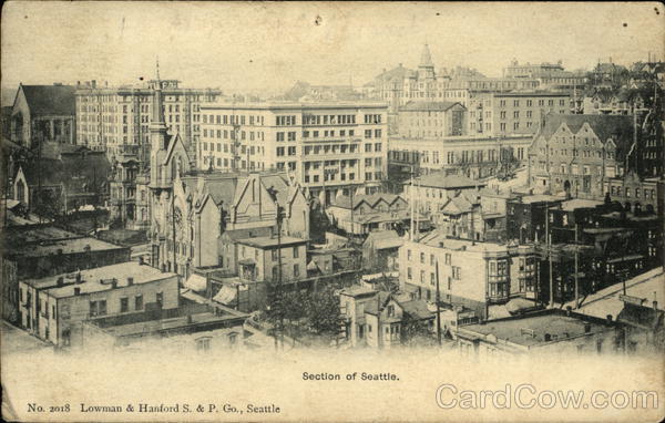 View of City Seattle Washington