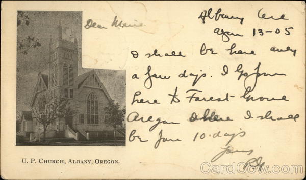 U. P. Church Albany Oregon
