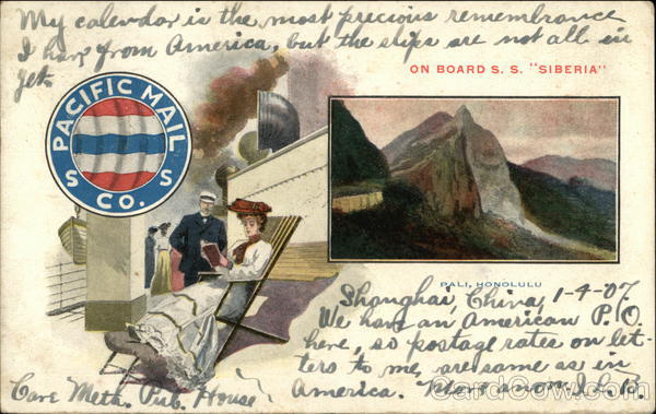 On Board S. S. Siberia Cruise Ships