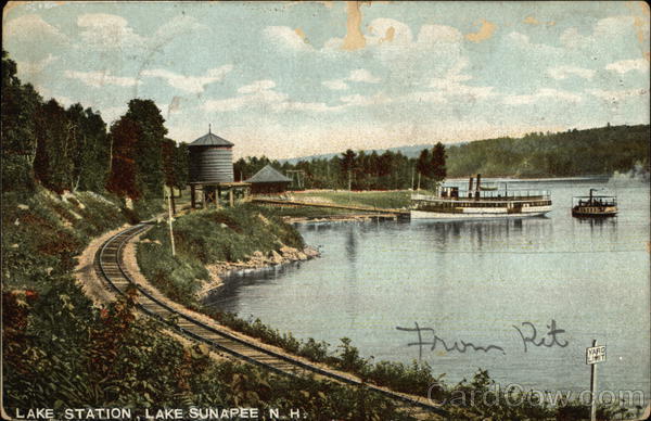 Lake Station Lake Sunapee New Hampshire